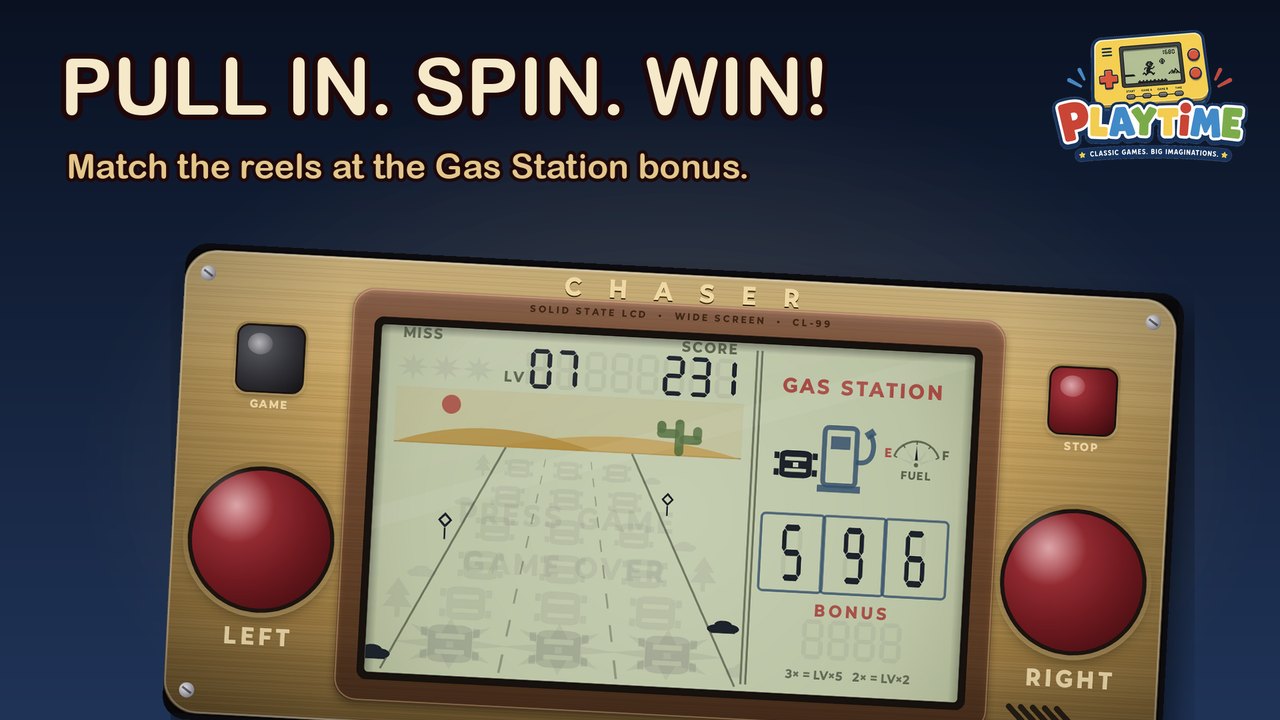 Gas station bonus game