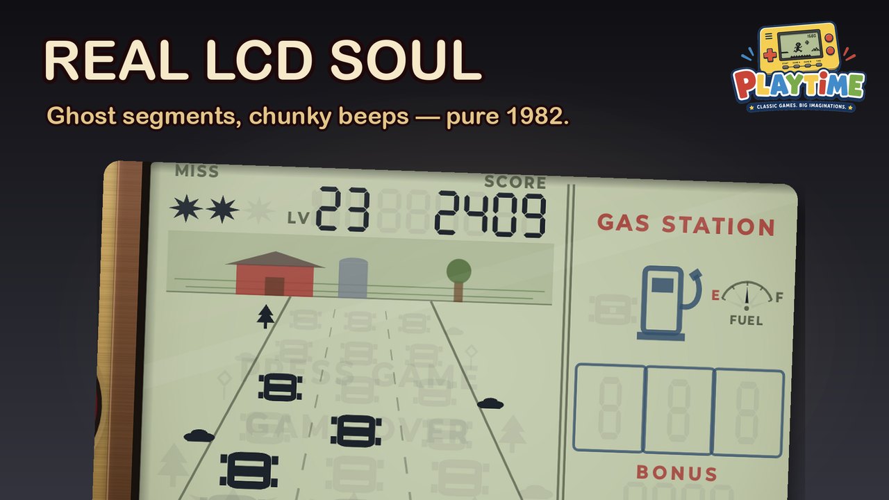Real LCD look